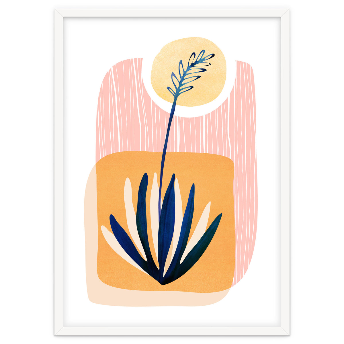 Painted Agave With Sun