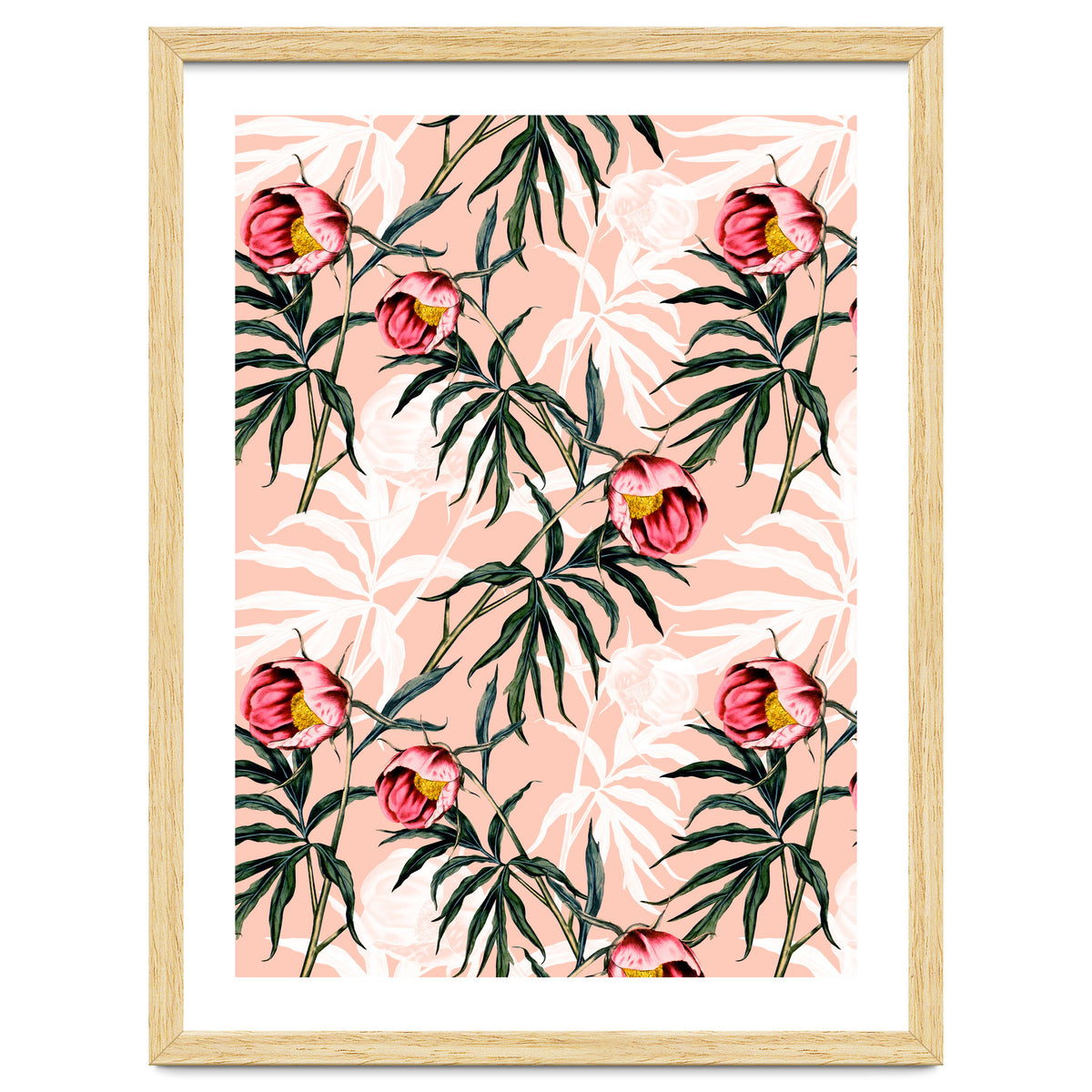 Flowery blooming pink