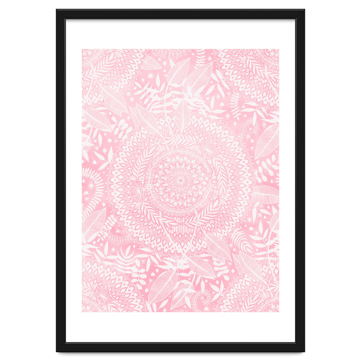 Medallion Pattern in Blush Pink