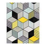 Colorful Concrete Cubes 2 - Yellow, Blue, Grey (Print Only) thumbnail