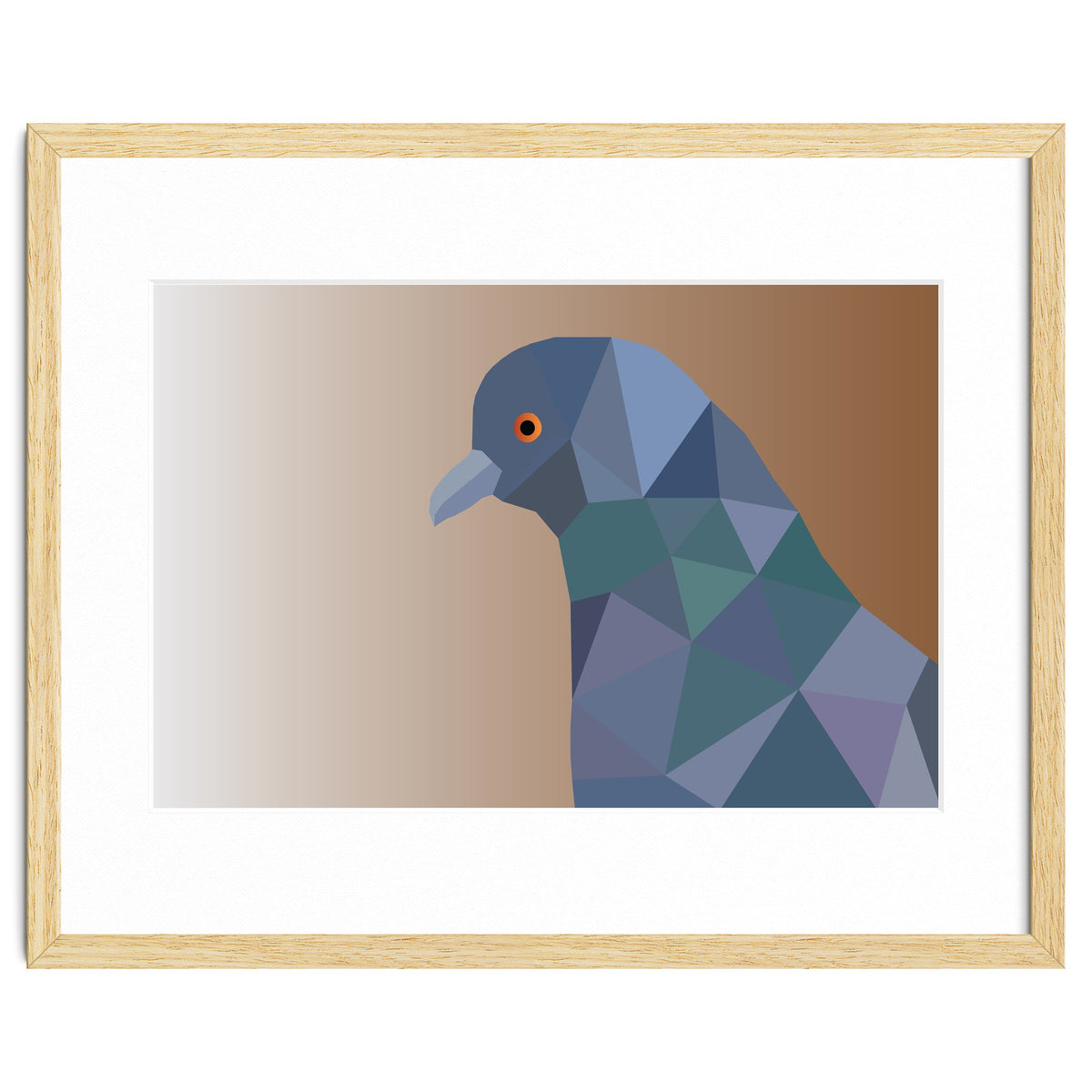 Pigeon Low Poly Art