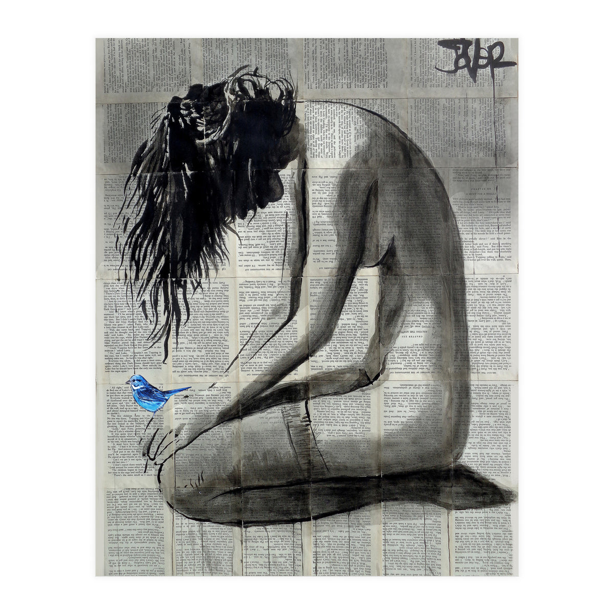 A Little Blue (Print Only)