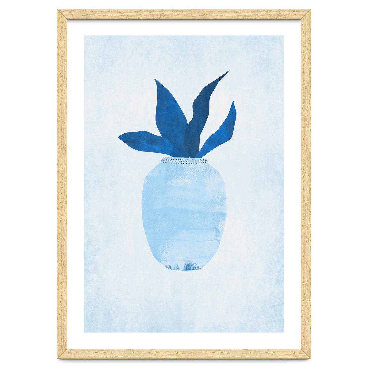 Blue vase