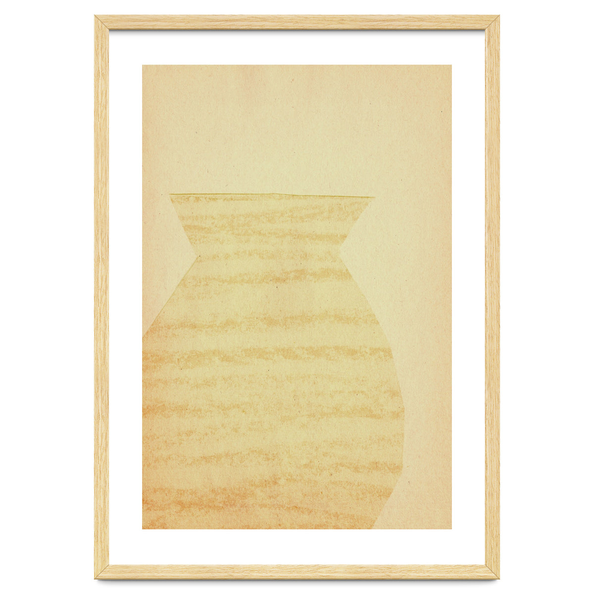 Minimalist pastel vase