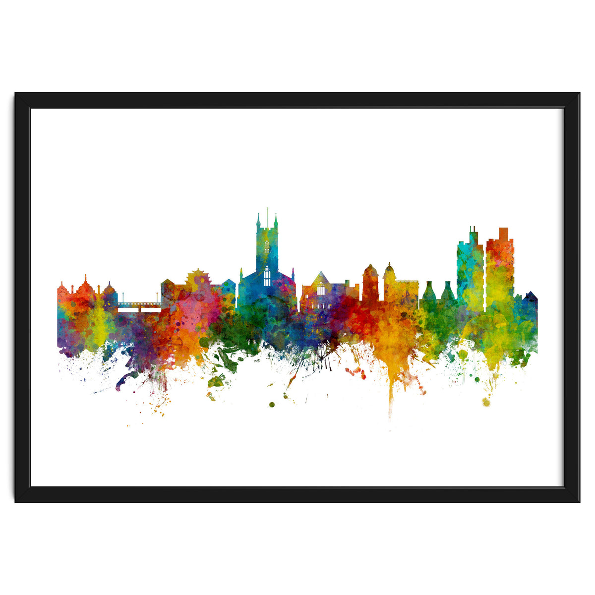 Stoke-on-Trent England Skyline