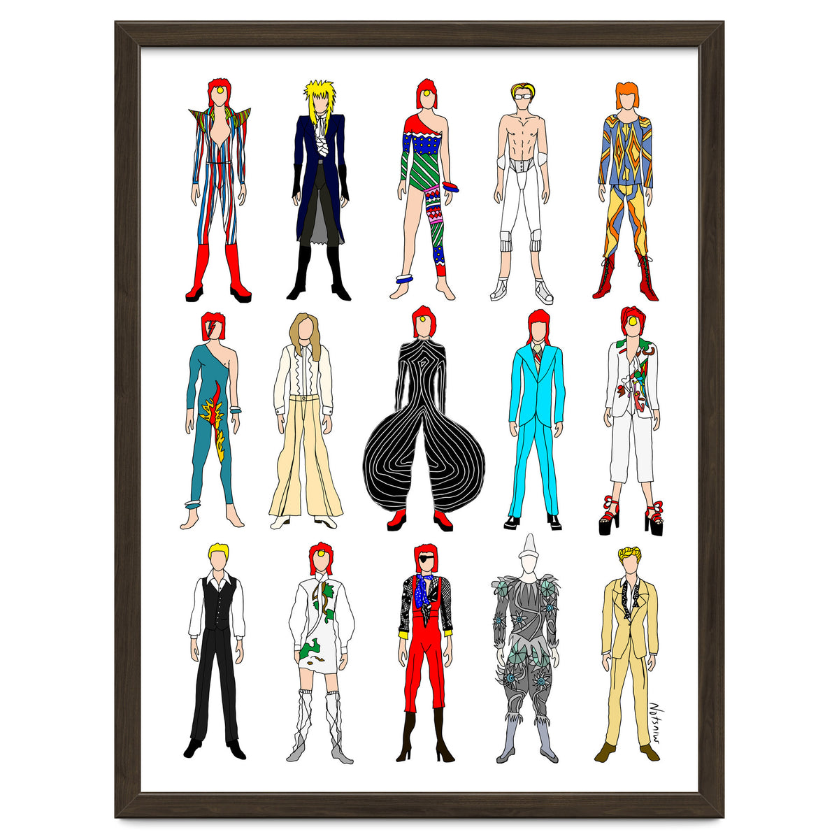 Outfits of Bowie Fashion