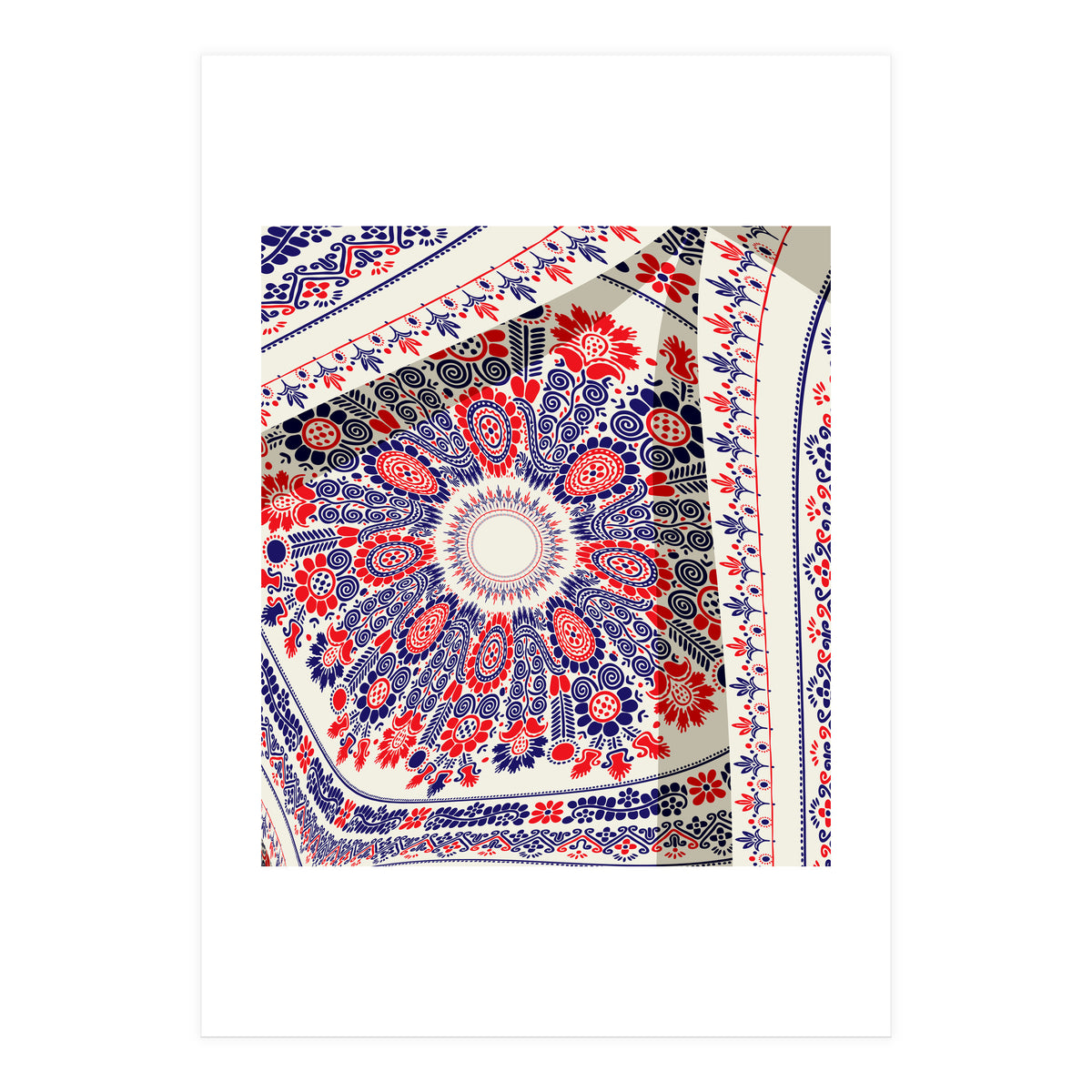 Romanian embroidery background 39 (Print Only)