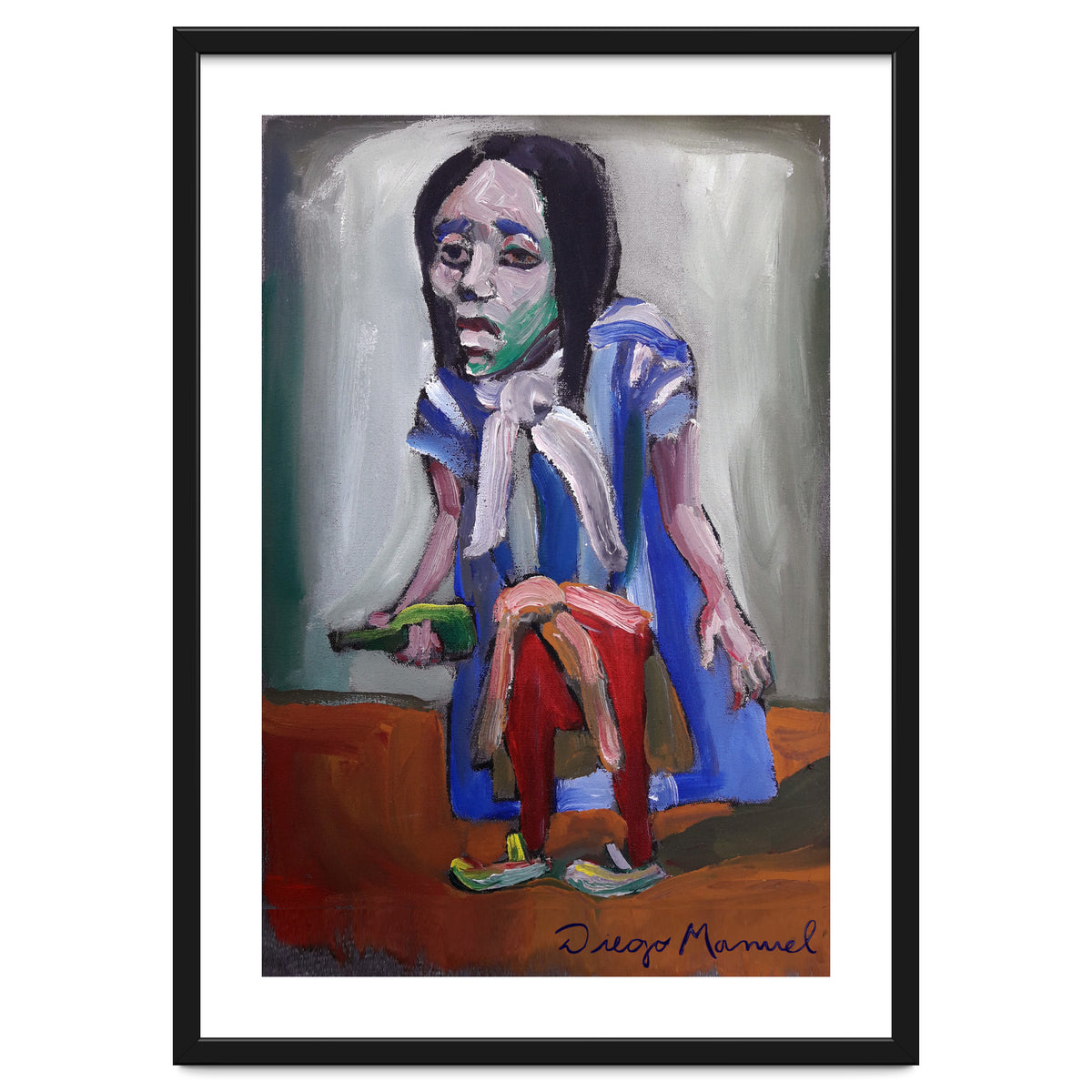 The fan, people from the neighborhood