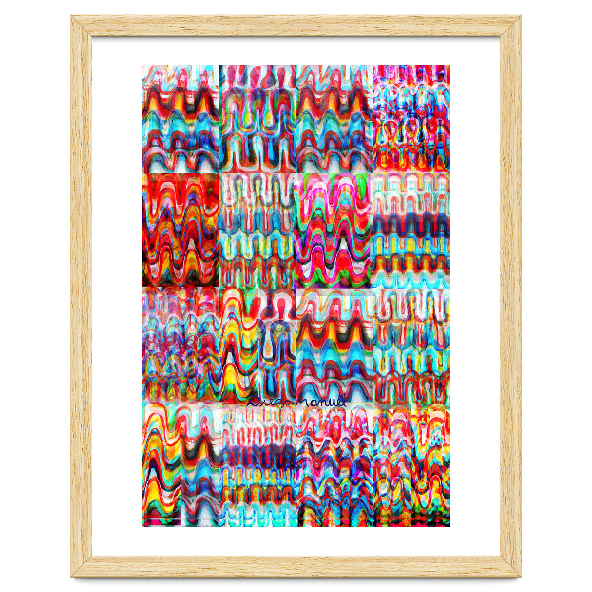 Pop abstract color full