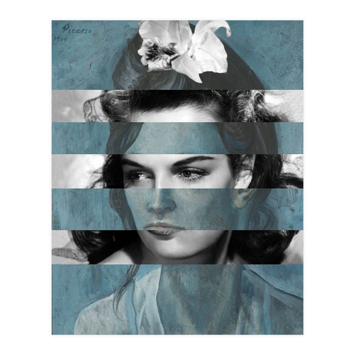 Picassos Woman With An Helmet (Print Only)