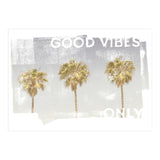 Vintage palm trees | good vibes only (Print Only) thumbnail