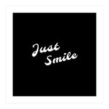 Just smile | typography (Print Only) thumbnail