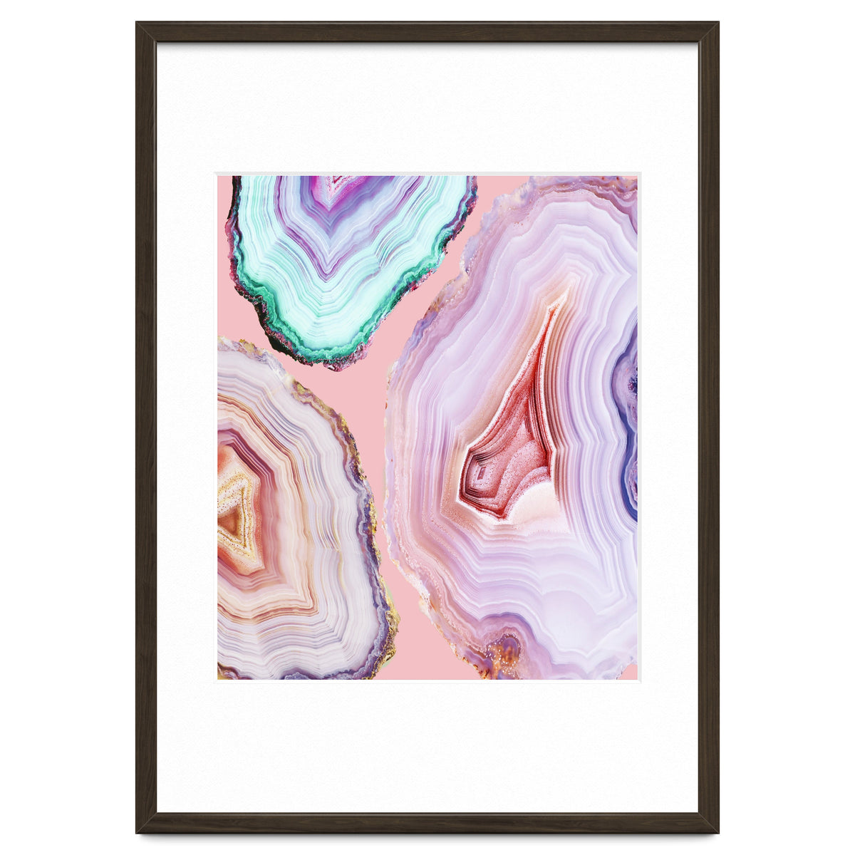 Mineral Agates #Glam collection