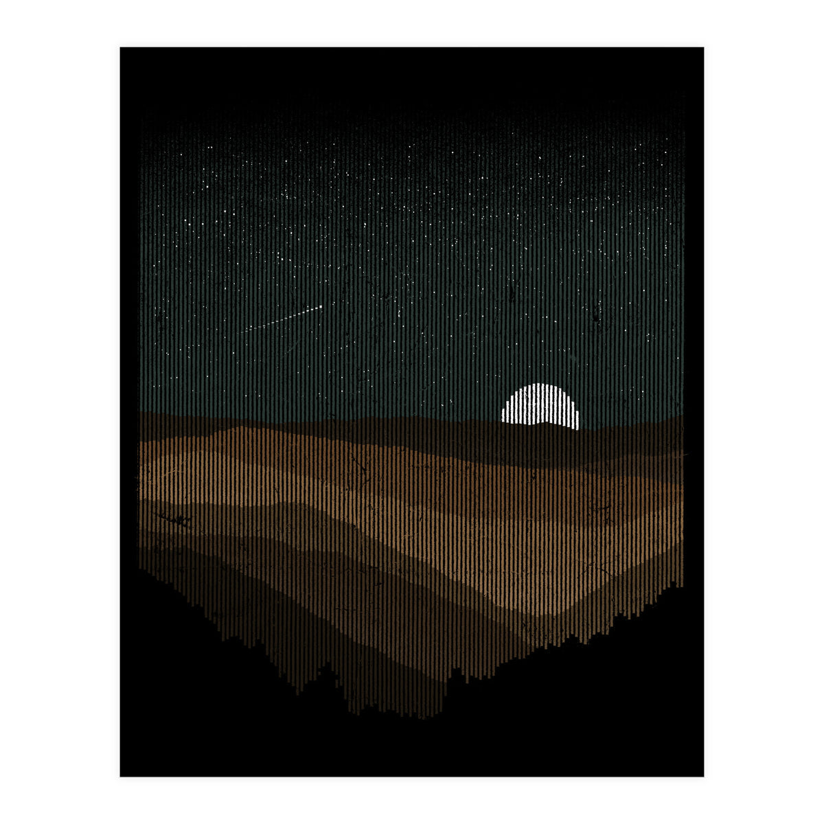 Moonrise (Sepia) (Print Only)