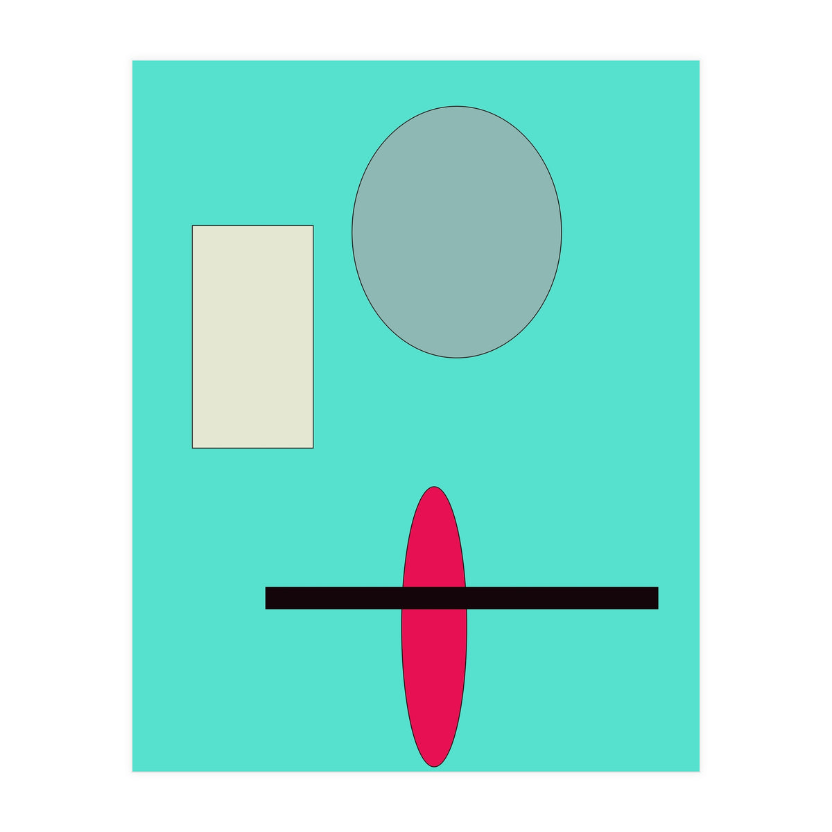 Color Geometry 1 (Print Only)