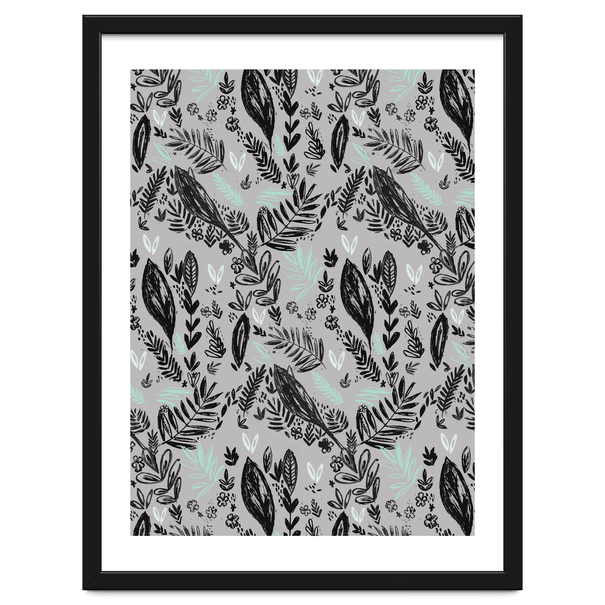 Inky Jungle Pattern