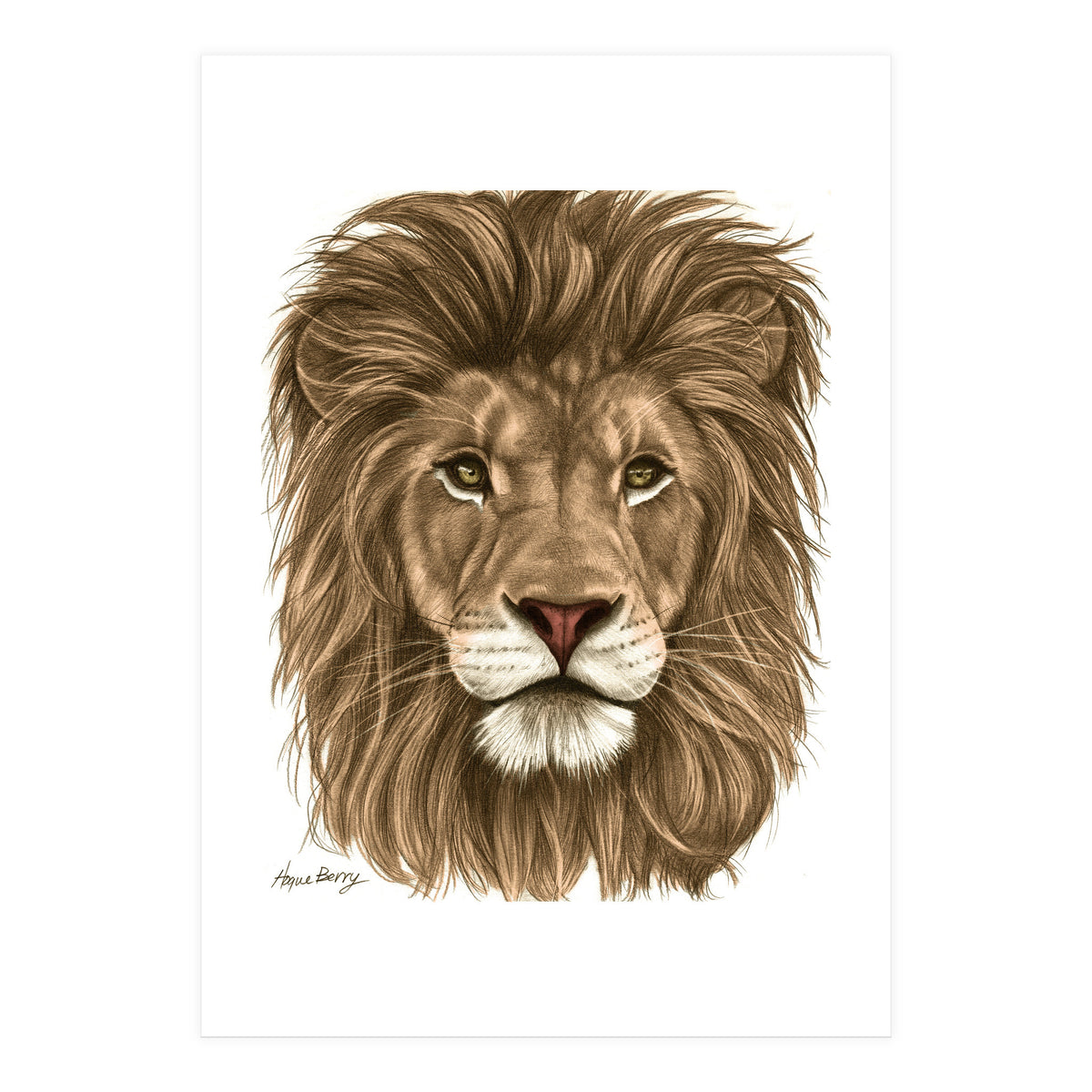 The Majestic Lion (Print Only)