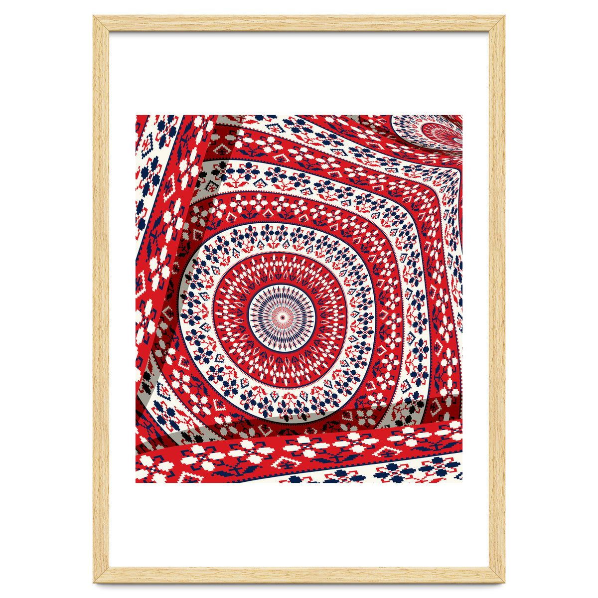 Romanian embroidery background 6