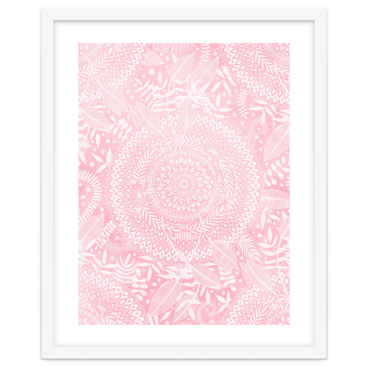 Medallion Pattern in Blush Pink