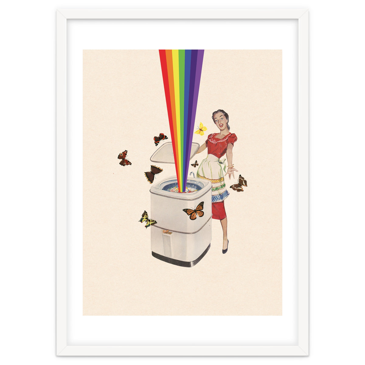 Rainbow Washing Machine