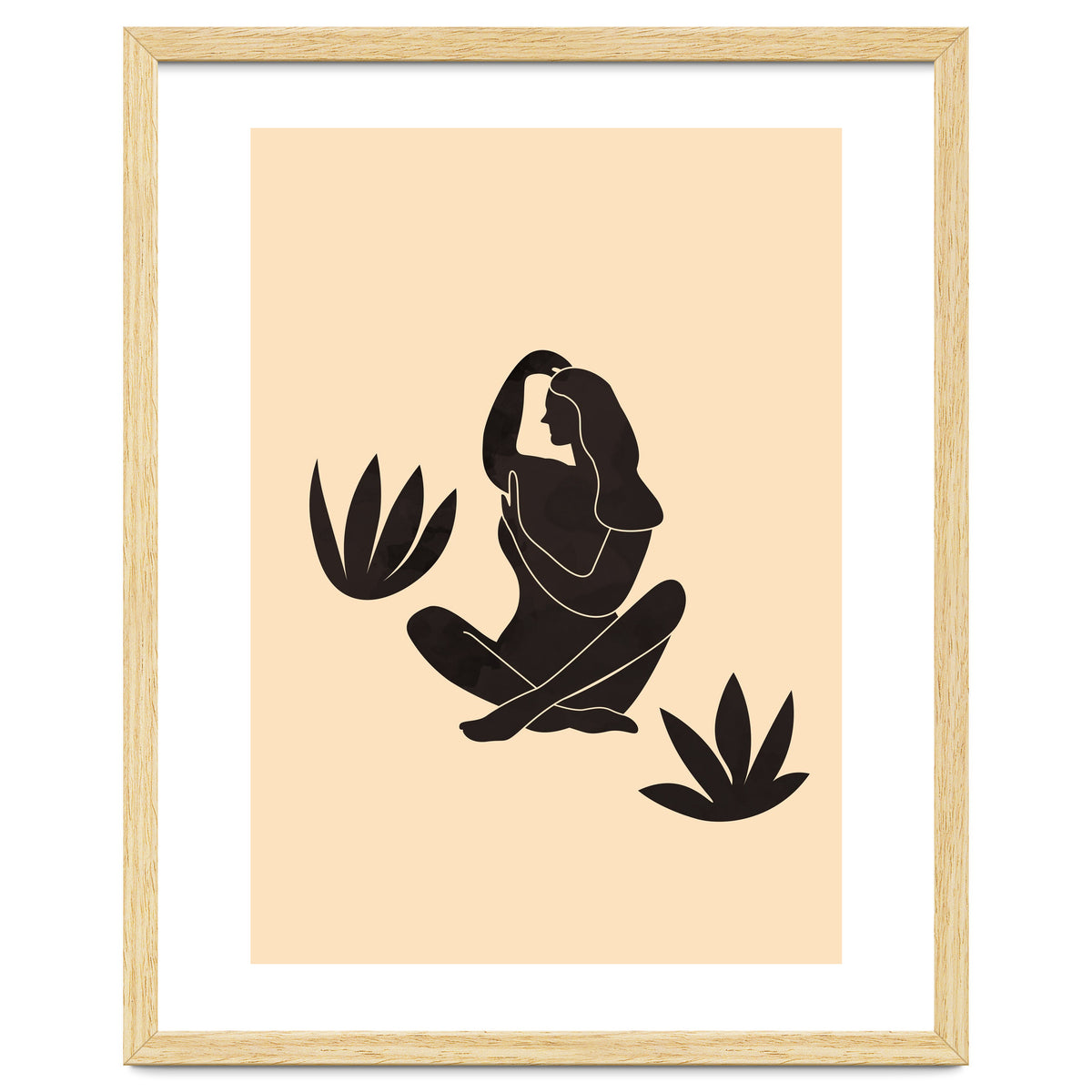 Female Body Line Art