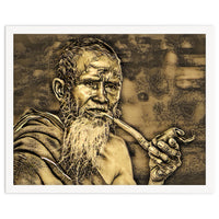 Old Man with Pipe