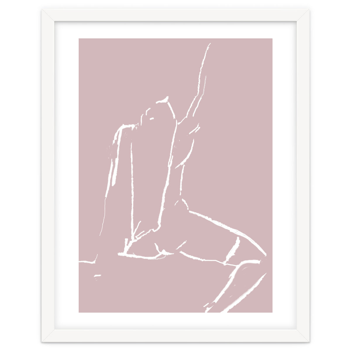 Seated Woman Pink