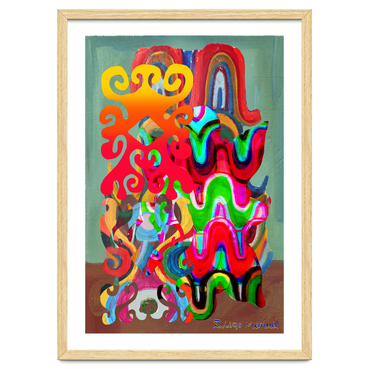 Pop Abstract Asimetrico A4