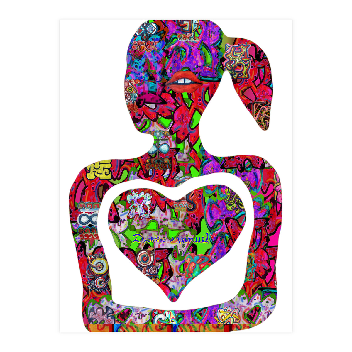 Mujer Digital 3 9  (Print Only)