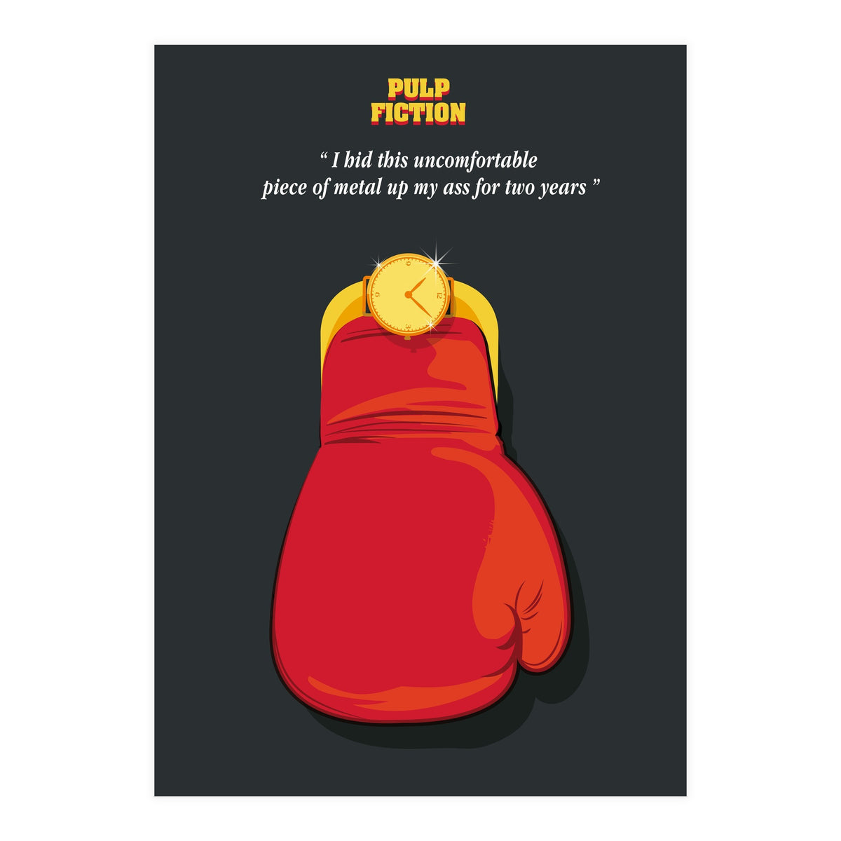 Butch Pulp Fiction movie poster (Print Only)