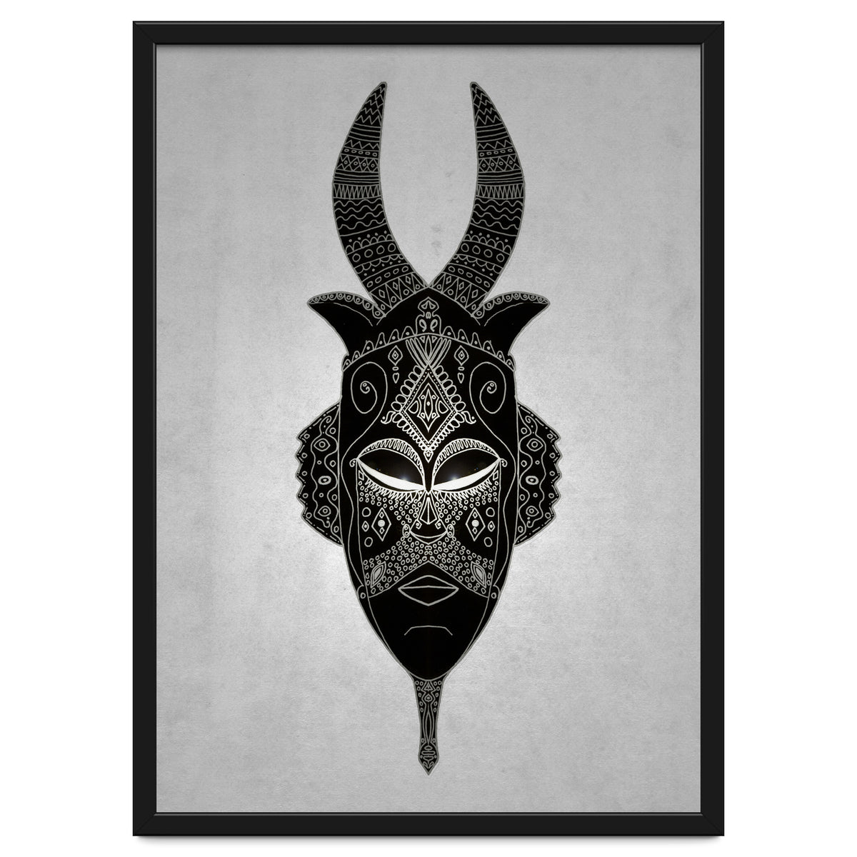 Horned Tribal Mask