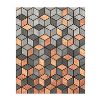 Concrete and Copper Cubes (Print Only)