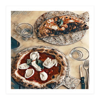 Pizza And Calzone (Print Only)