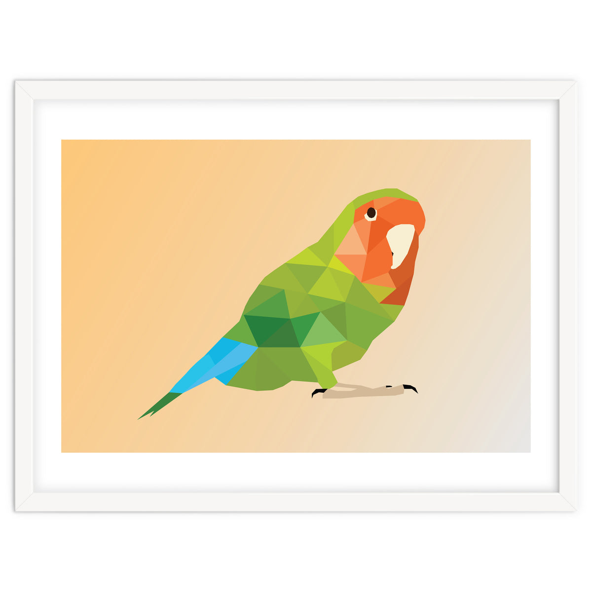 Parrot Low Poly Art