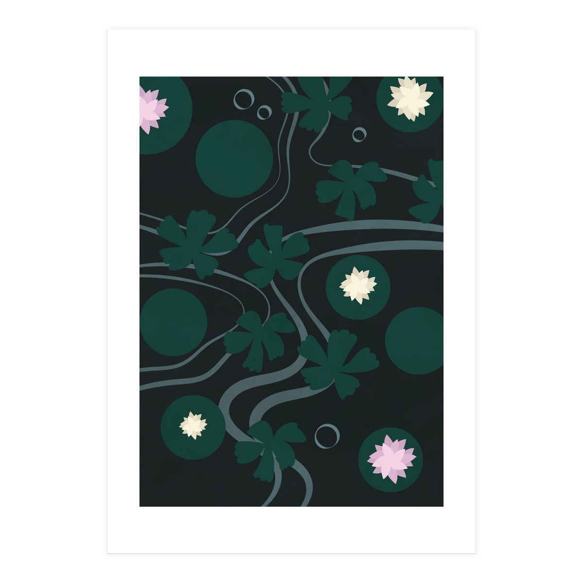 Lake At Night (Print Only)