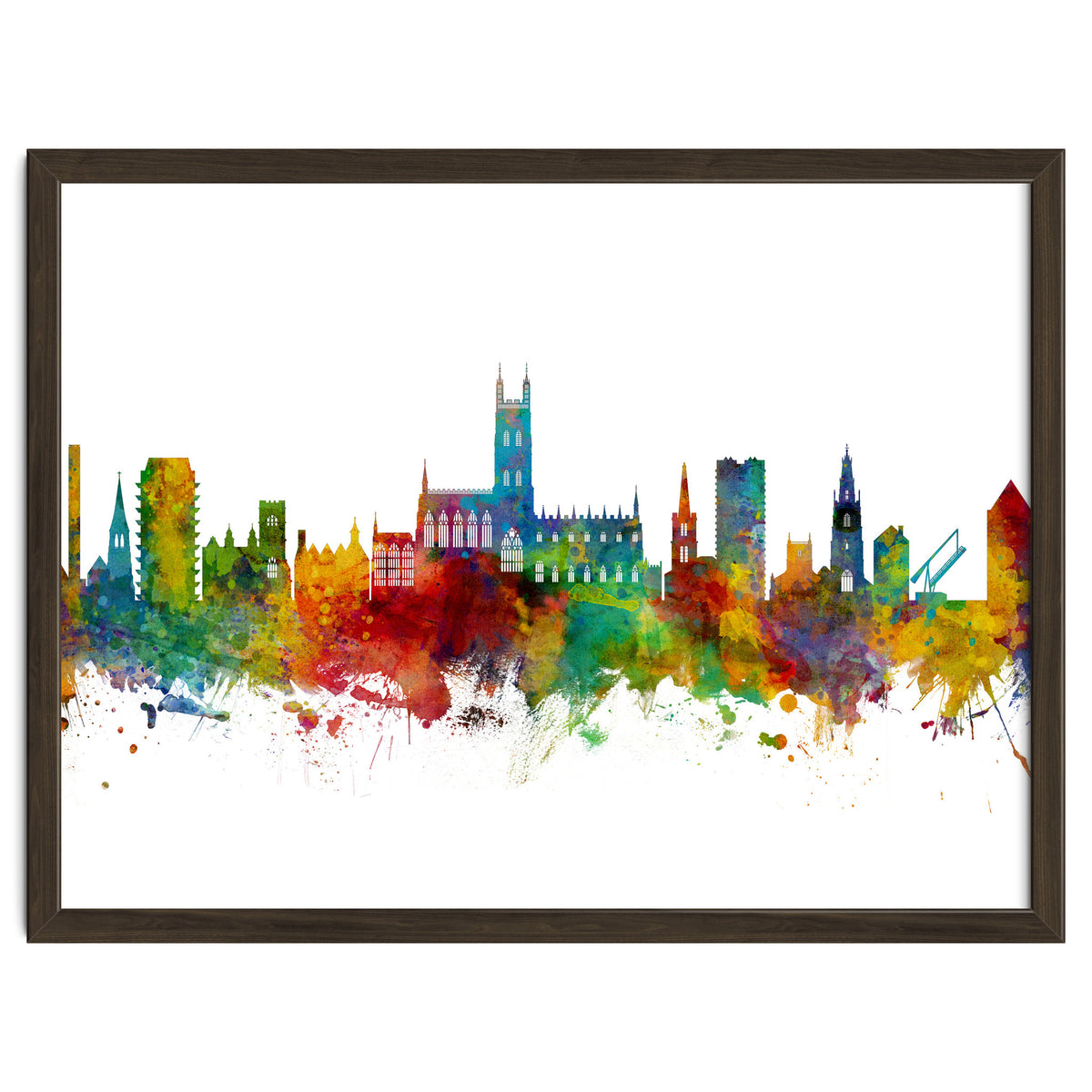 Gloucester England Skyline