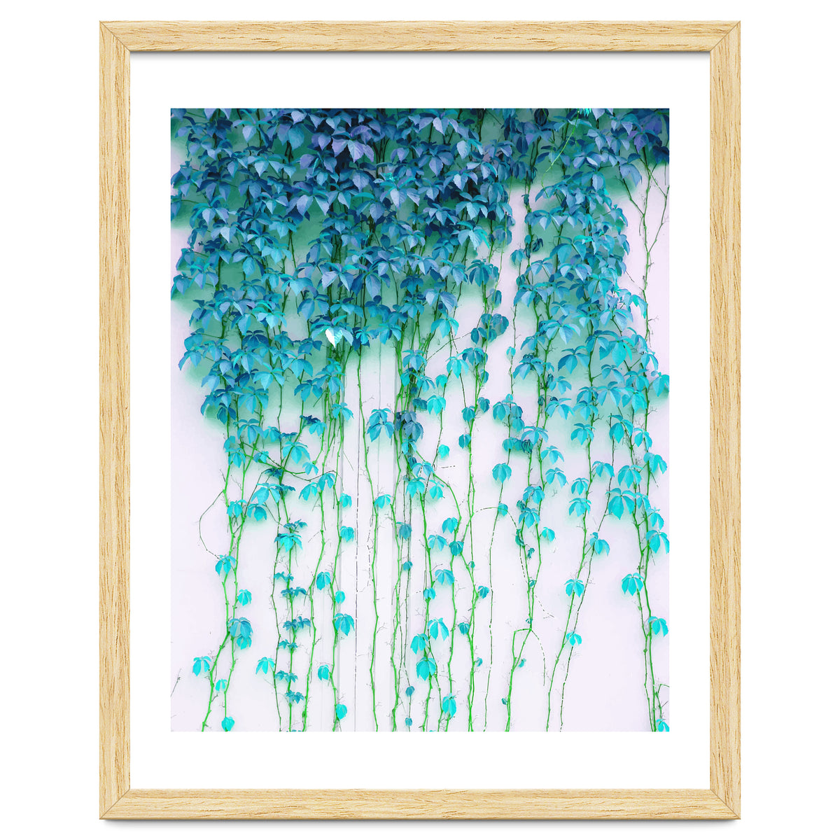 Average Absence, Botanical Minimal Nature Creepers Plants, Tropical Watercolor Bohemian Painting