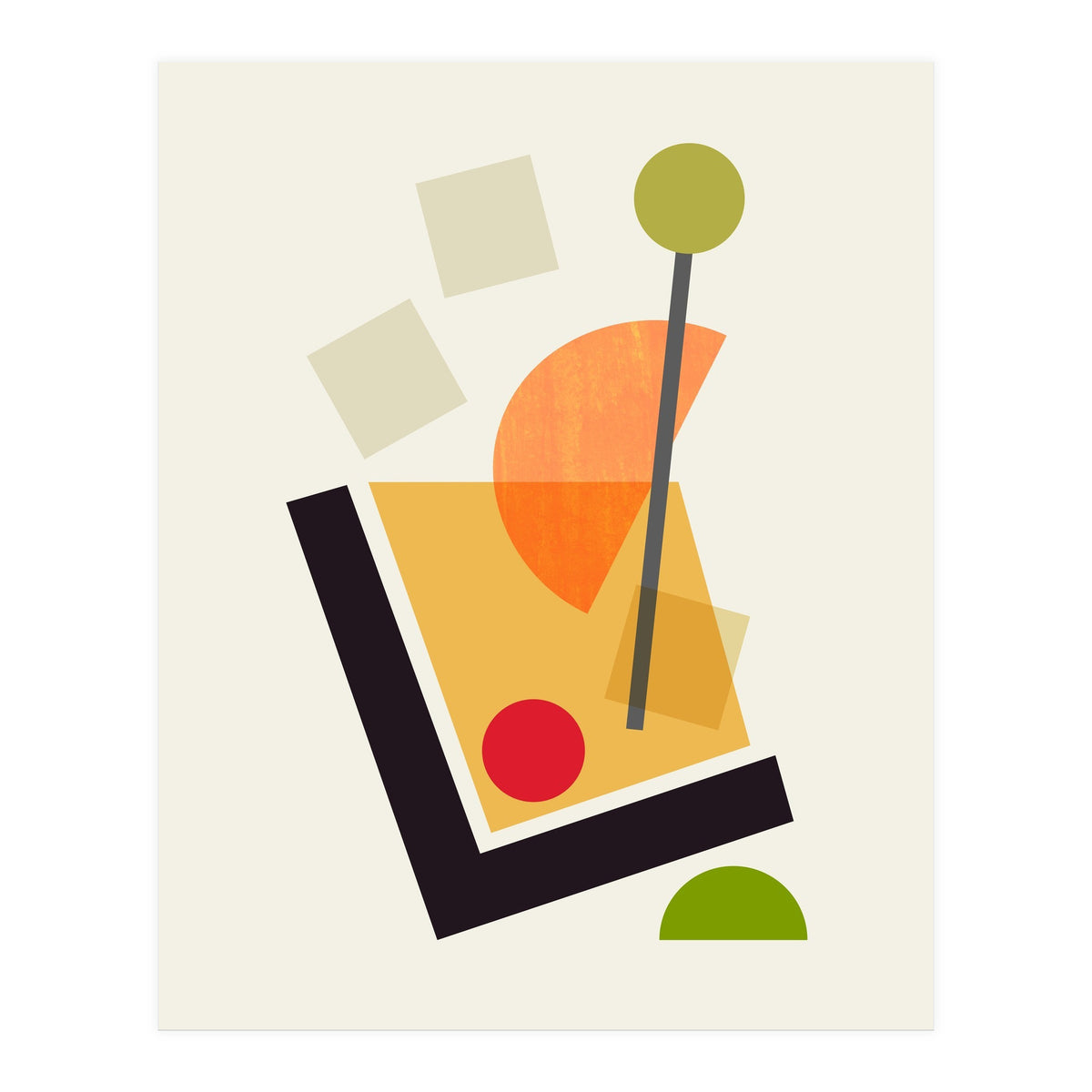 Cocktail III Old Fashioned (Print Only)