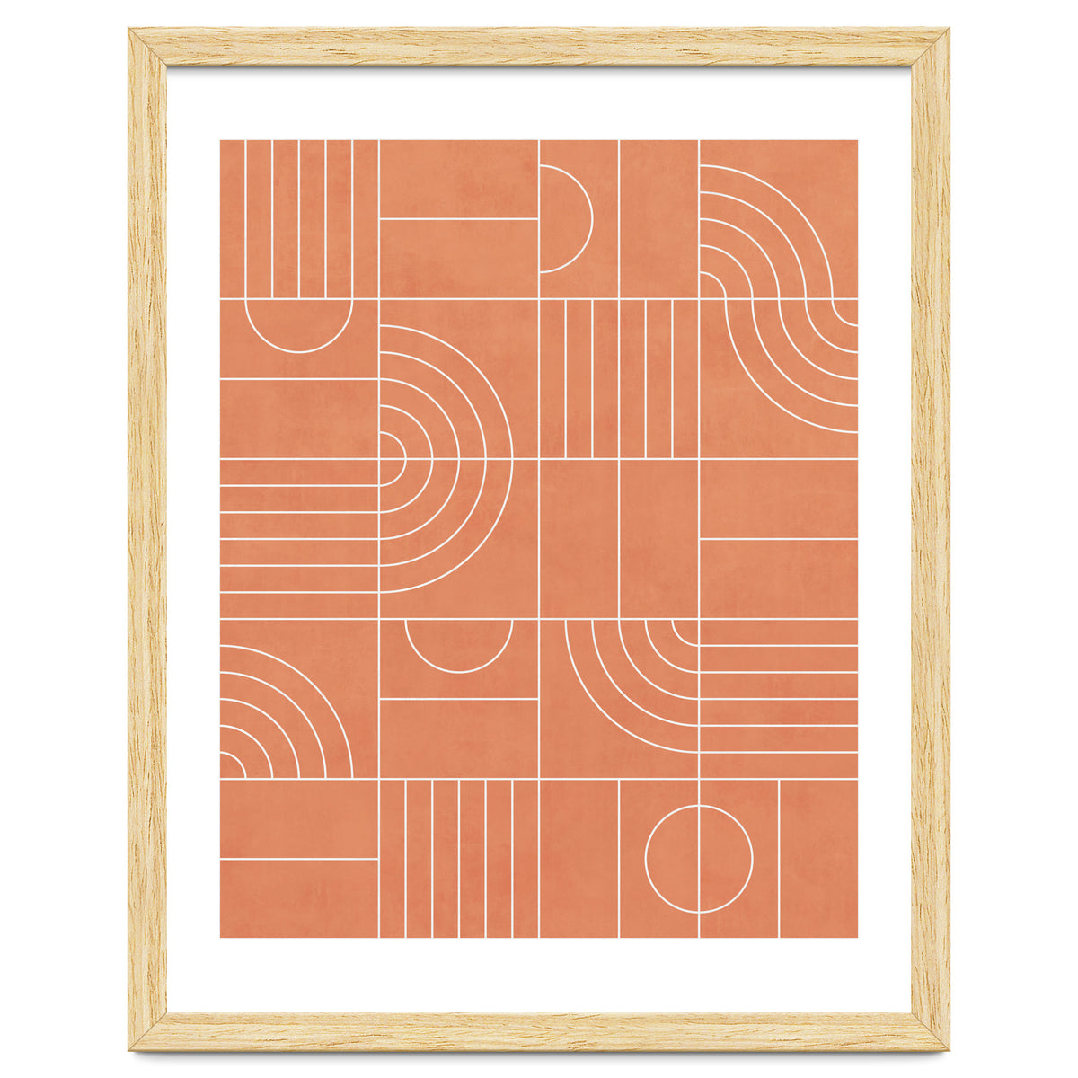 My Favorite Geometric Patterns No.23 - Coral