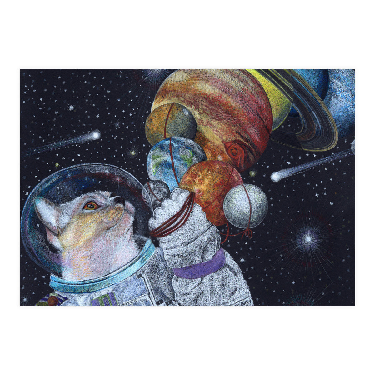 Space Cat (Print Only)
