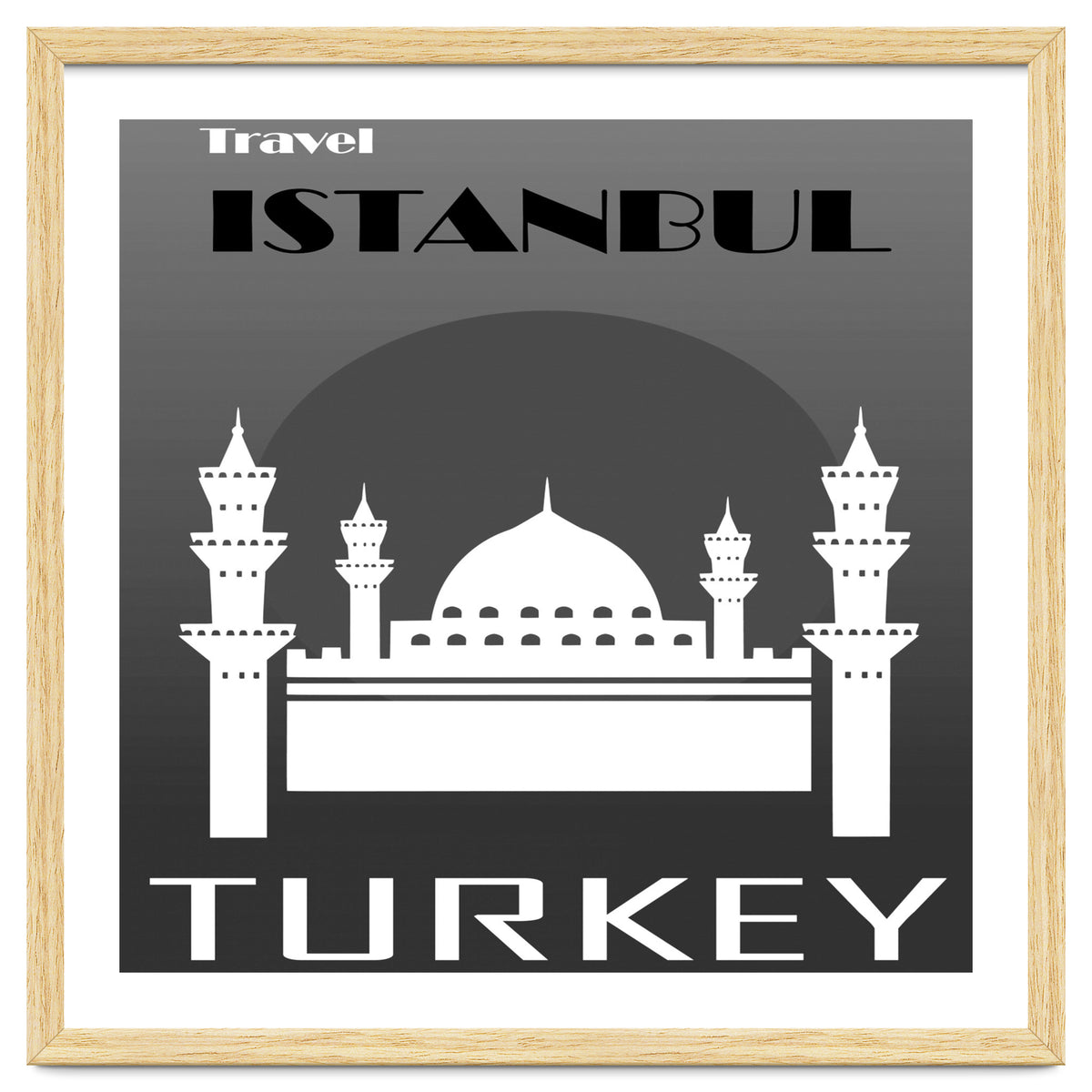 Istanbul Travel Poster