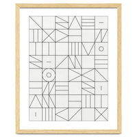 My Favorite Geometric Patterns No.1 - White