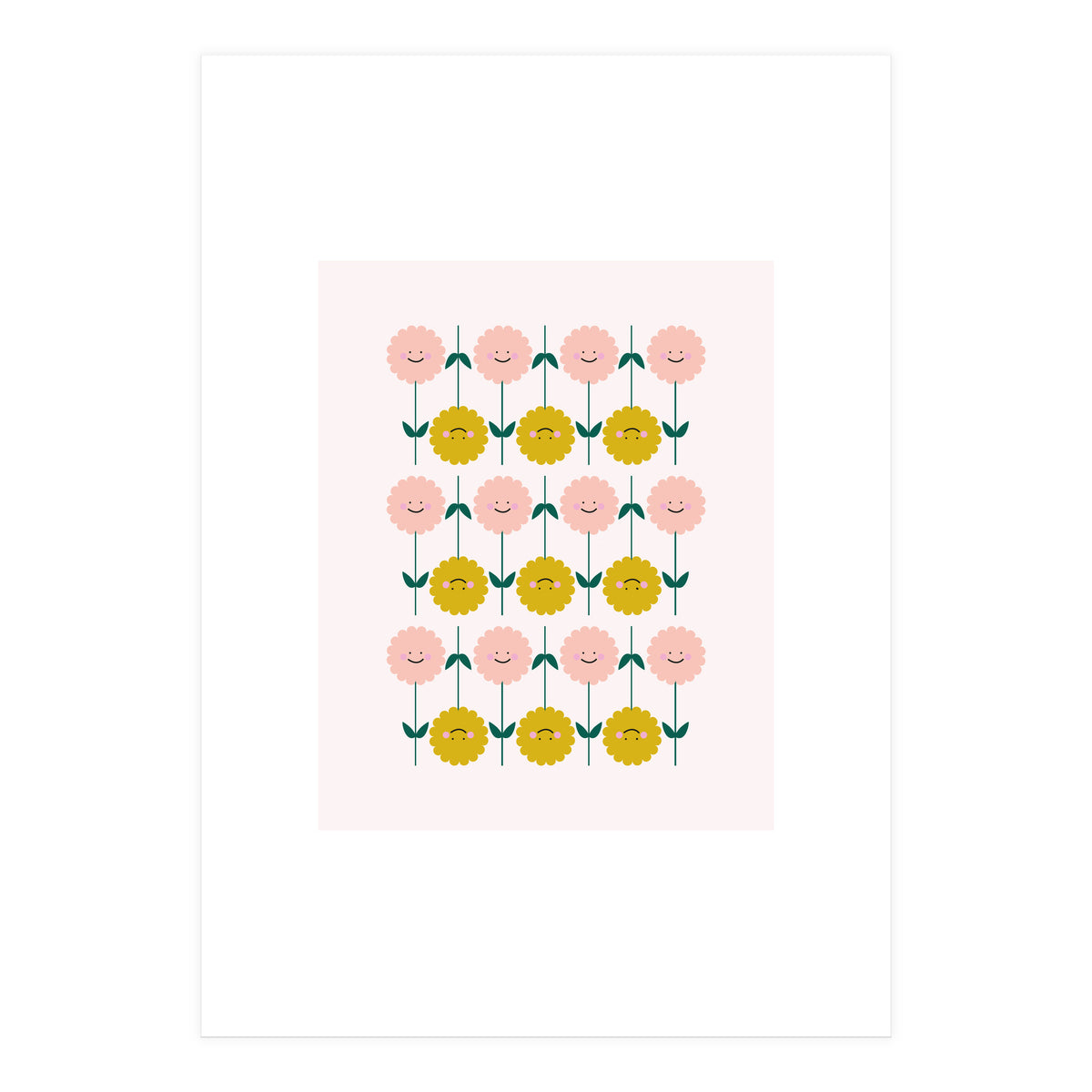 Smiling Flowers1 Rgb (Print Only)