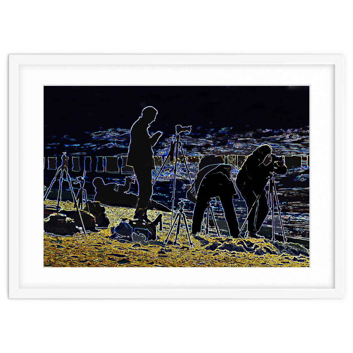 Photographers at the beach