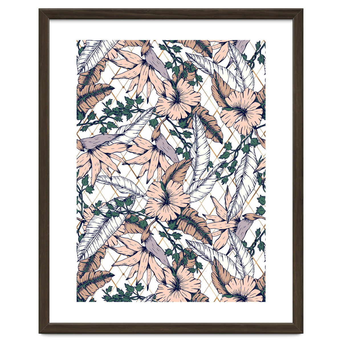 Exotic flowering and pattern geometric