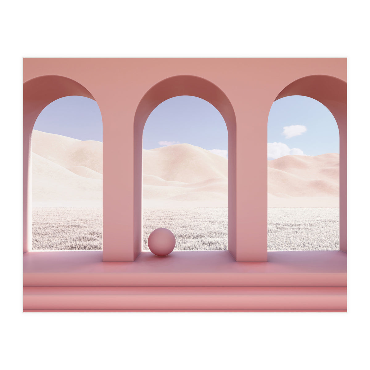 BALL IN ARC (Print Only)