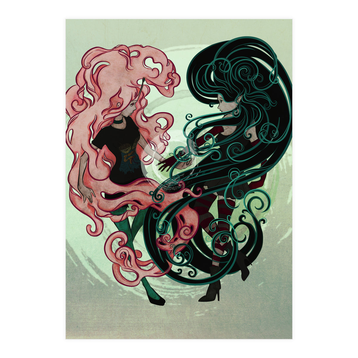 Bonnibel and Marcy: Complete me (Print Only)