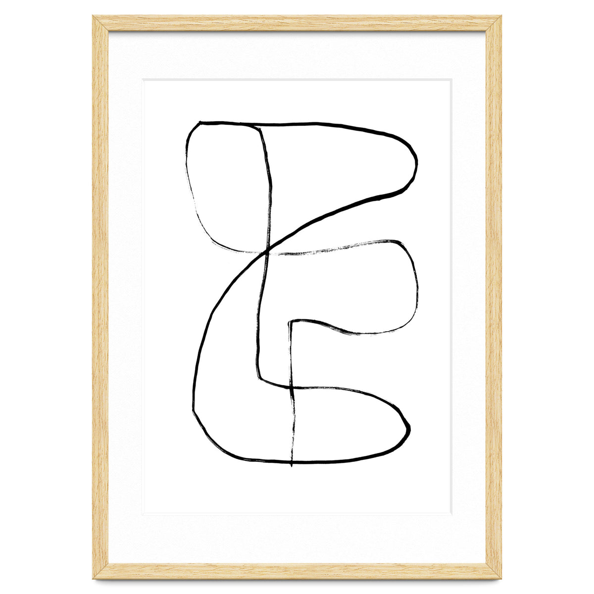 Mid-Century Line Art Print #1