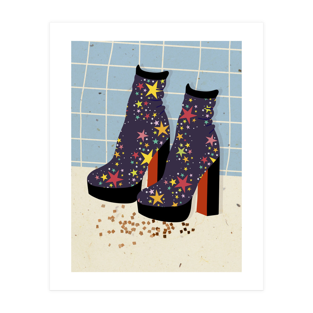 Starry Disco Shoes (Print Only)