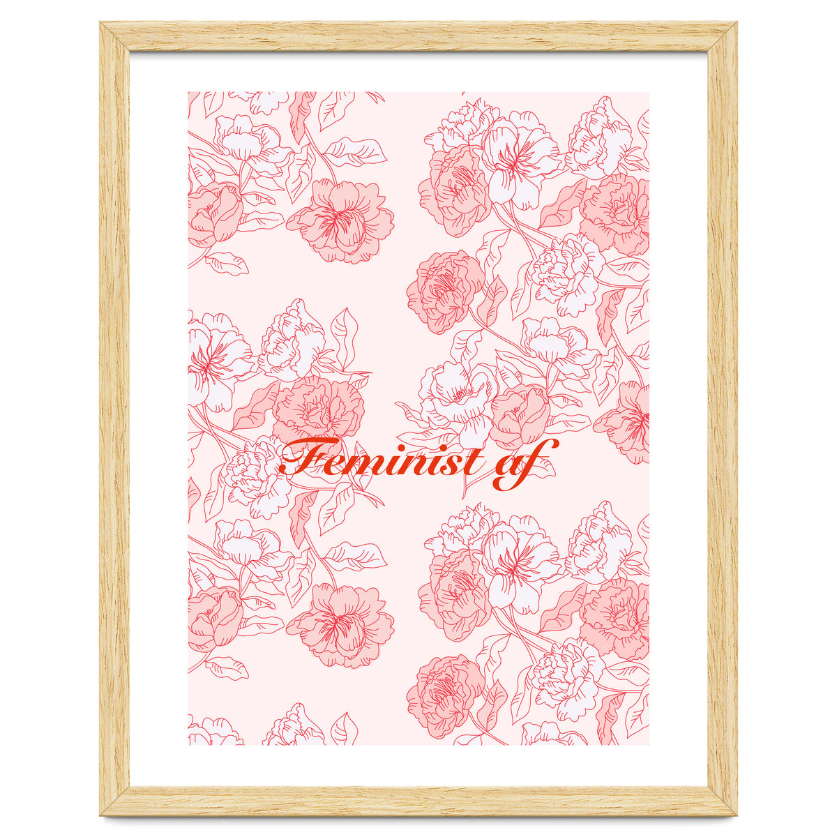 Flowers Feminist Millenialprint